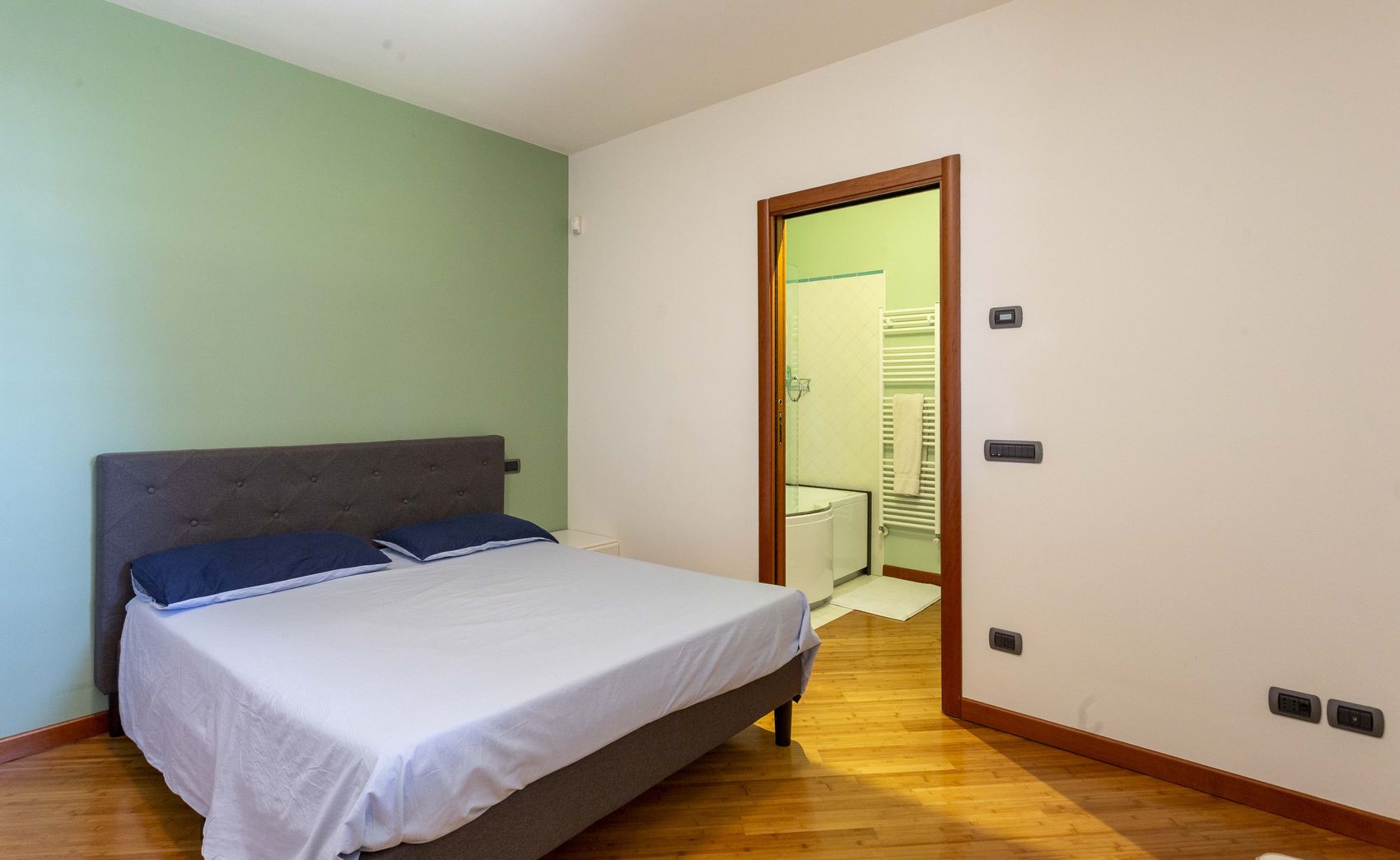 The second double bedroom with its own bathroom